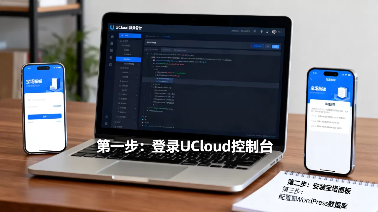 如何用UCloud和宝塔快速搭建WP博客？宝塔面板安装WordPress详细教程