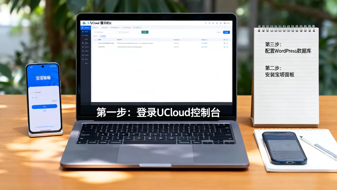 如何用UCloud和宝塔快速搭建WP博客？宝塔面板安装WordPress详细教程