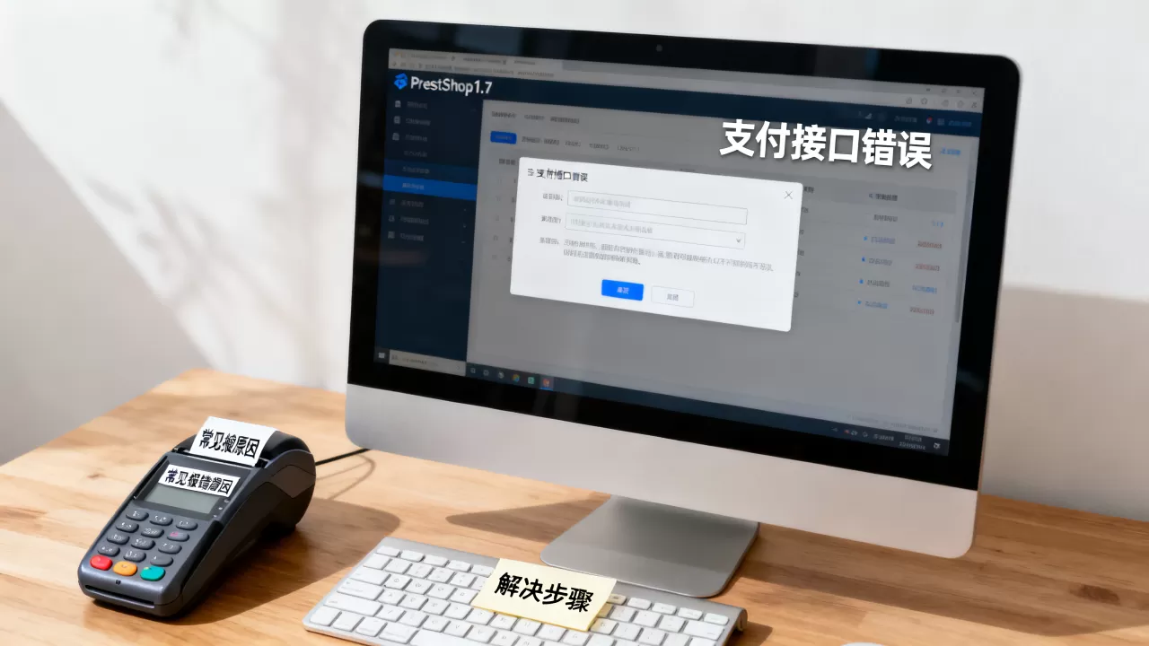PrestaShop1.7付款错误怎么解决？常见支付接口报错原因