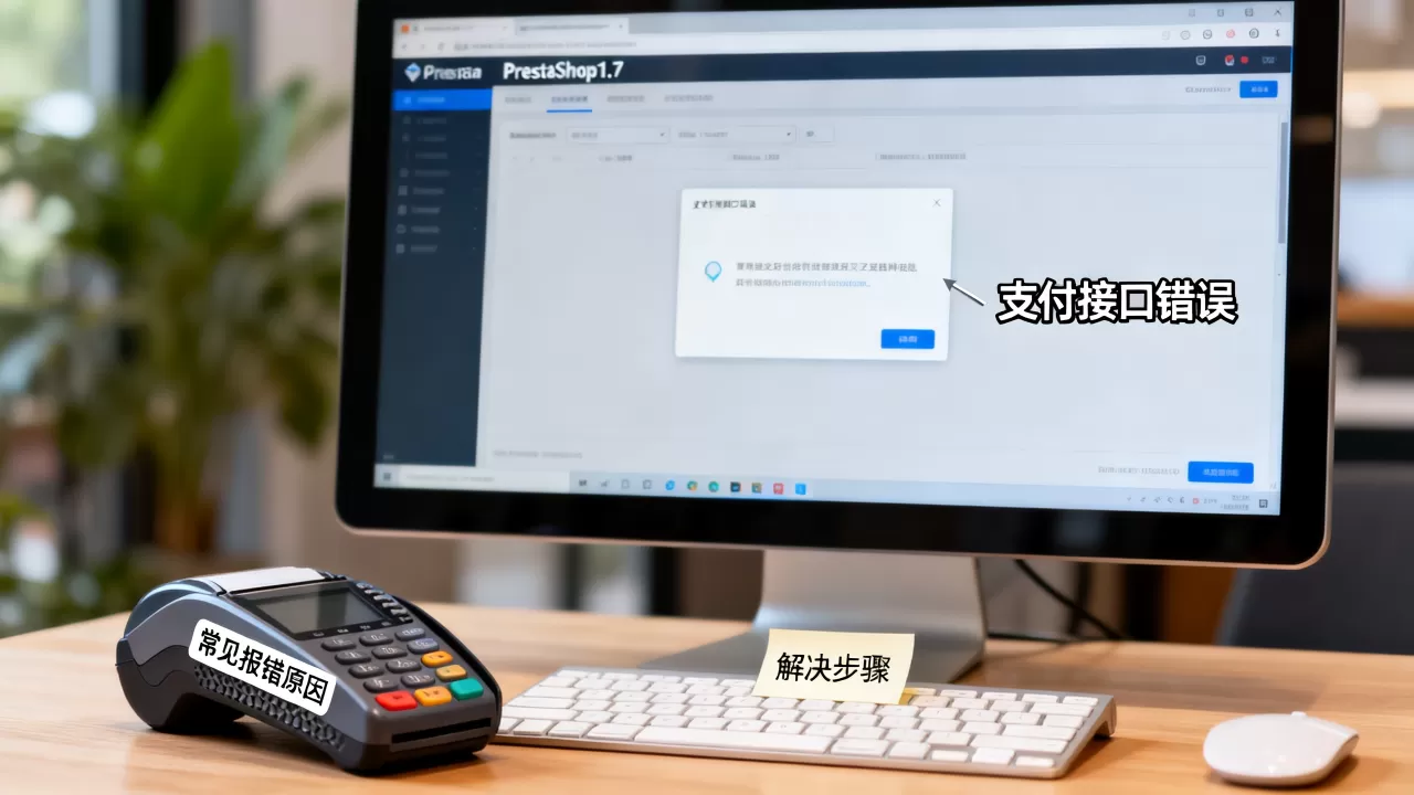 PrestaShop1.7付款错误怎么解决？常见支付接口报错原因