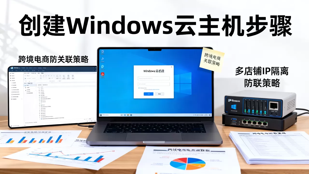 如何创建Windows云主机？跨境电商多店铺防关联方案