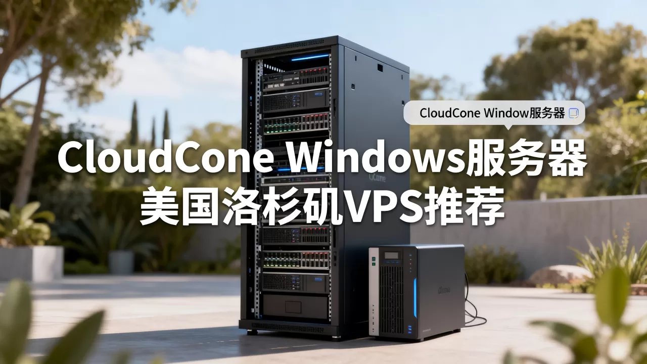 CloudCone Windows服务器多少钱？美国洛杉矶VPS推荐