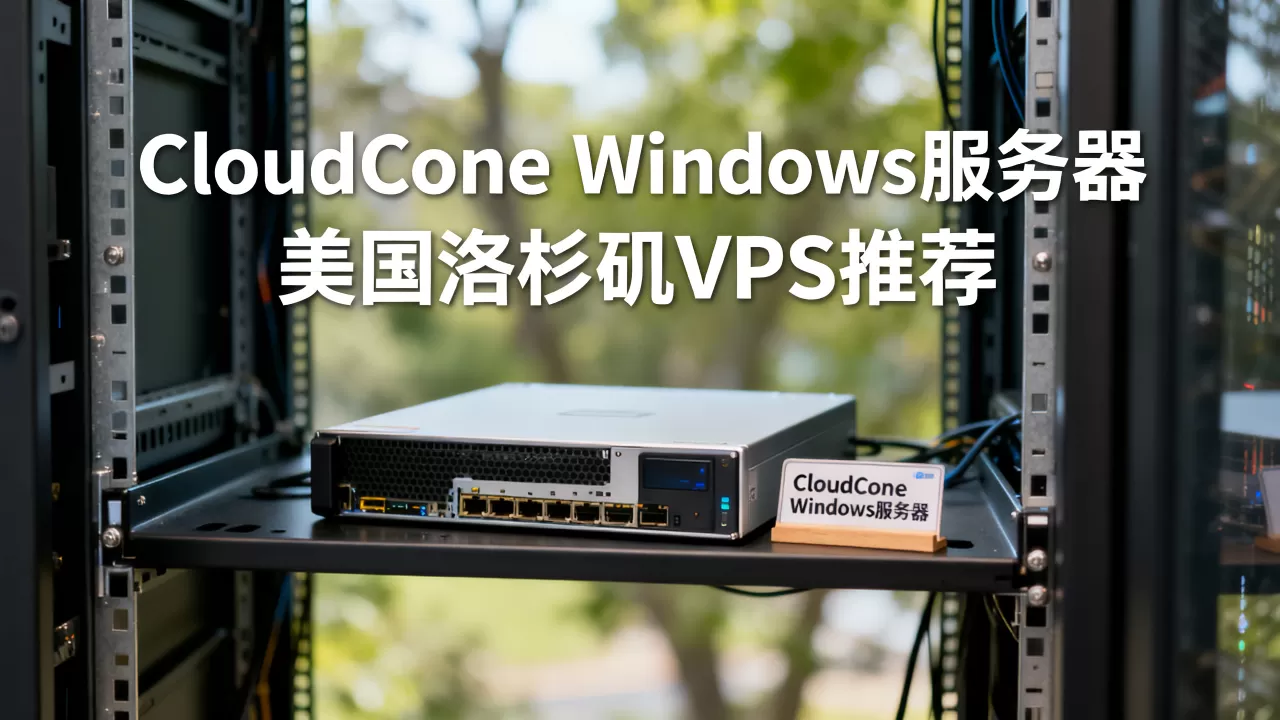 CloudCone Windows服务器多少钱？美国洛杉矶VPS推荐