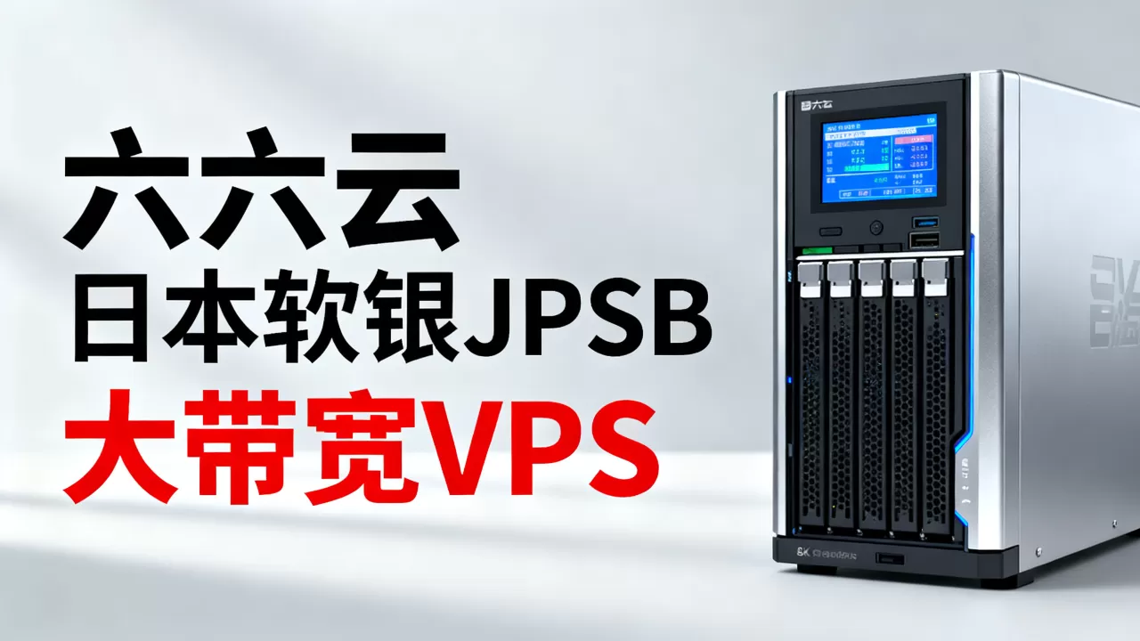 六六云日本软银JPSB大带宽VPS测评如何？日本VPS推荐哪家稳定