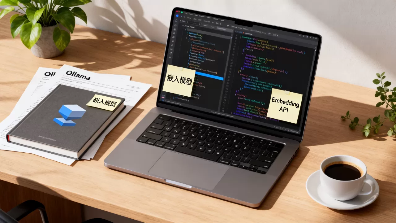Ollama怎么使用嵌入模型？如何调用embedding API