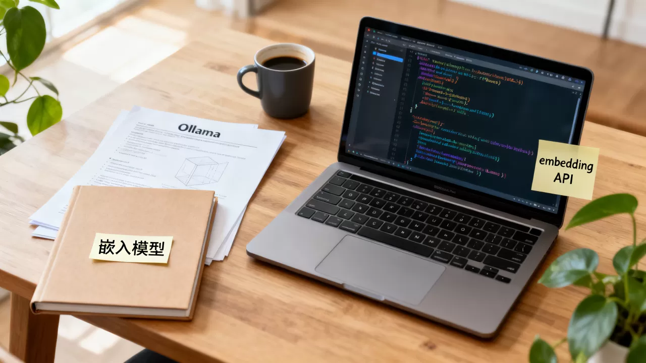 Ollama怎么使用嵌入模型？如何调用embedding API