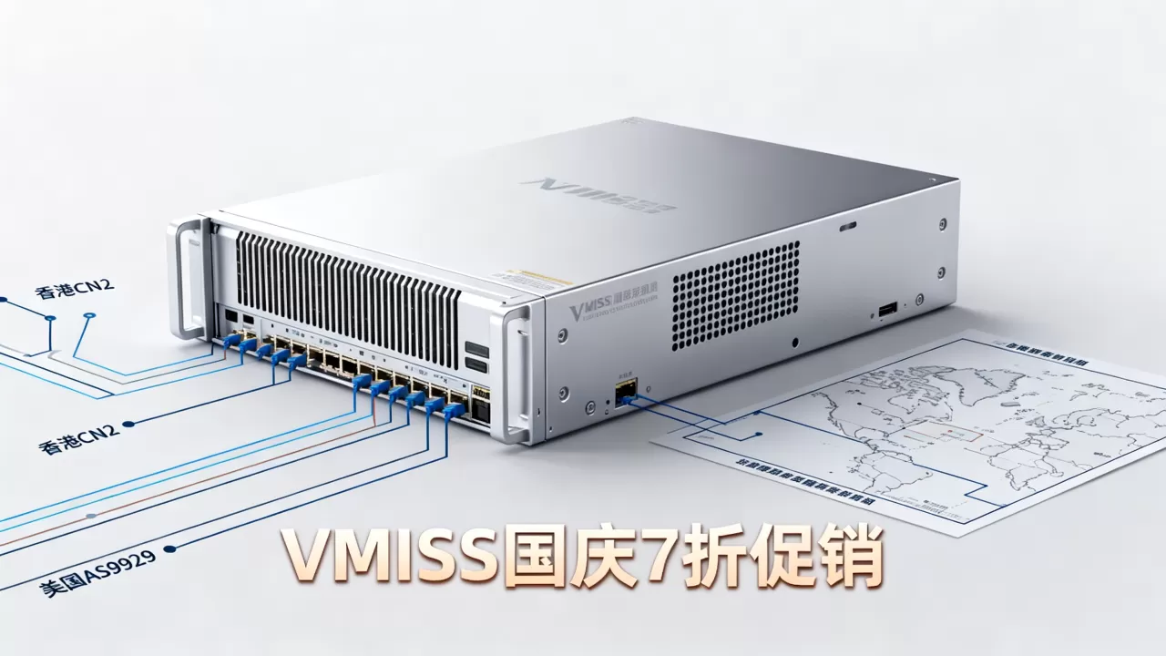 VMISS国庆7折促销大陆优化高端线路VPS值得买吗，香港CN2美国AS9929线路延迟低吗
