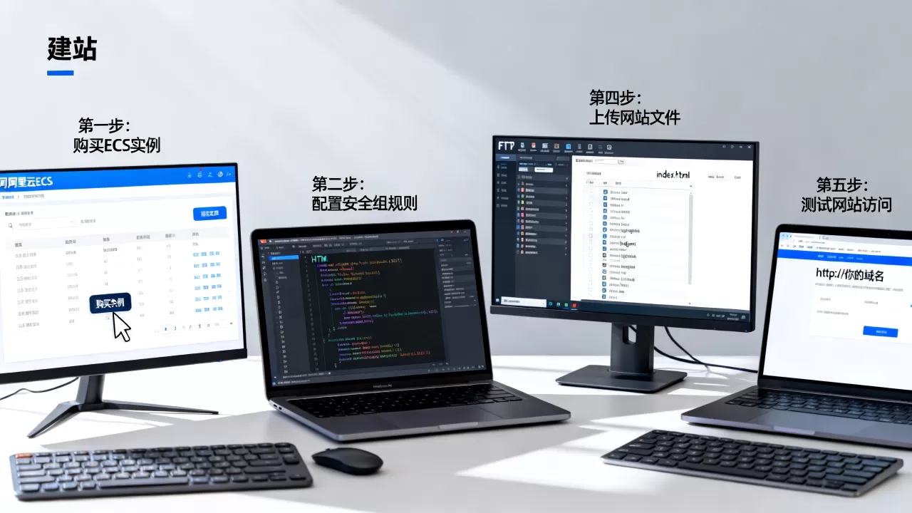 阿里云ECS如何从零搭建网站？新手建站全流程教程