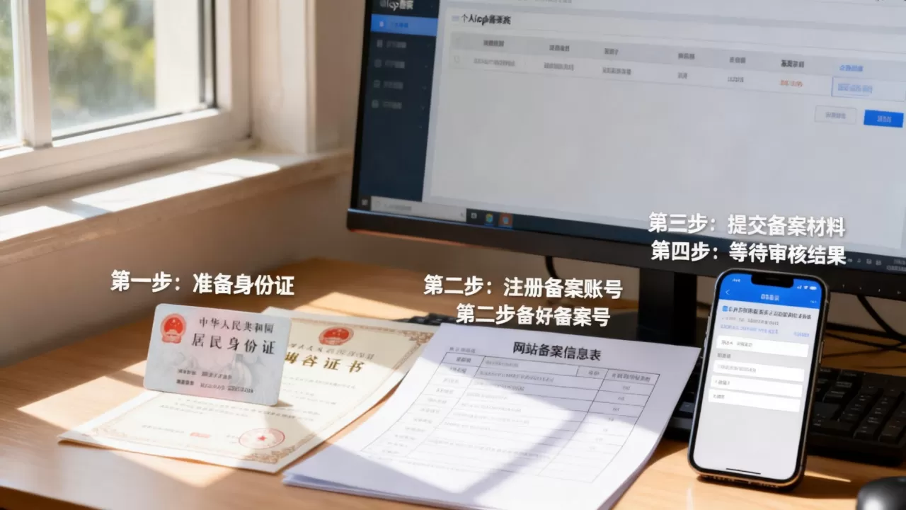 个人icp备案怎么办理？个人网站icp备案流程及费用