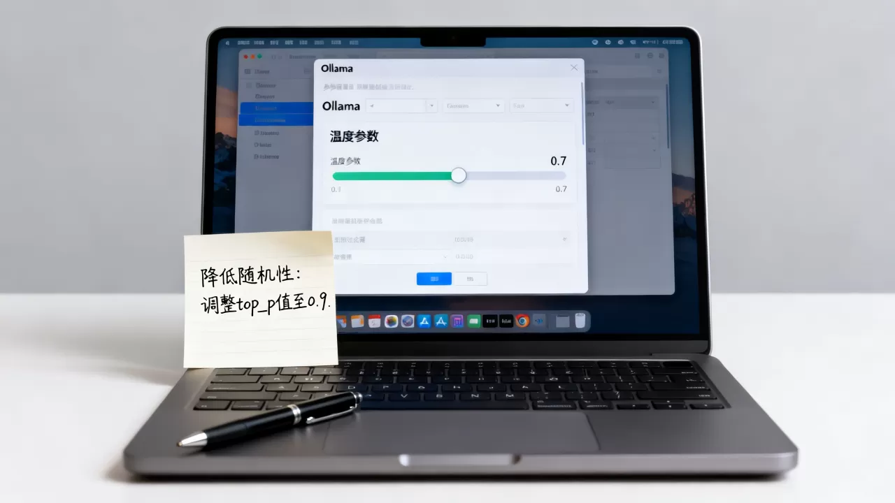 Ollama温度参数怎么调？如何降低大模型回答的随机性