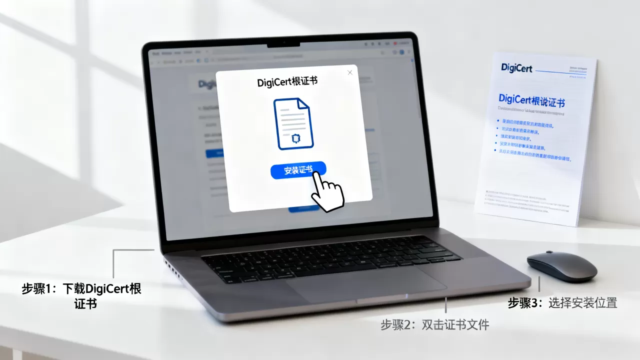 CC如何安装DigiCert根证书？安装失败怎么解决
