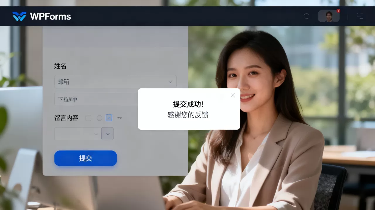 WPForms表单确认怎么设置?如何自定义提交成功提示 WPForms表单确认怎么设置?如何自定义提交成功提示
