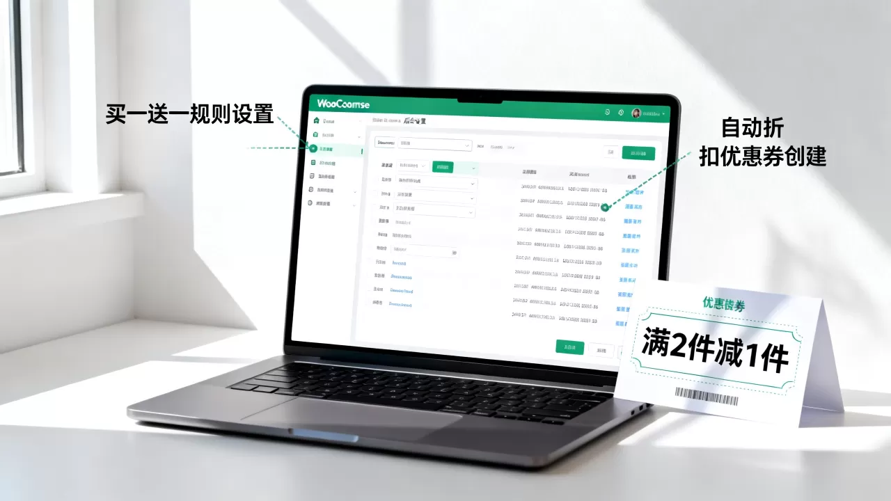 WooCommerce买一送一怎么设置？如何创建自动折扣优惠券