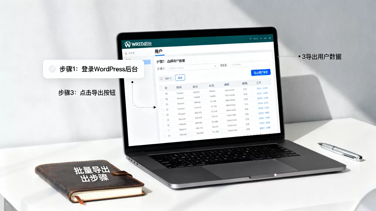 如何导出WordPress网站用户数据?WordPress用户数据怎么批量导出 如何导出WordPress网站用户数据?WordPress用户数据怎么批量导出