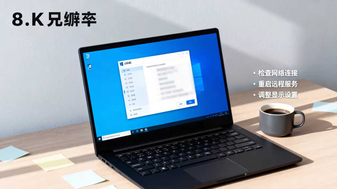 远程登录Windows服务器无法显示桌面怎么办？远程桌面连接黑屏解决方法