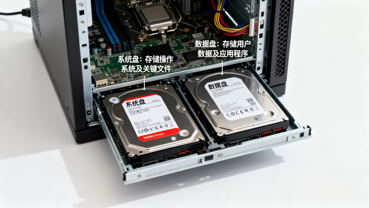 云服务器系统盘和数据盘有啥区别?如何区分系统盘和数据盘 云服务器系统盘和数据盘有啥区别?如何区分系统盘和数据盘
