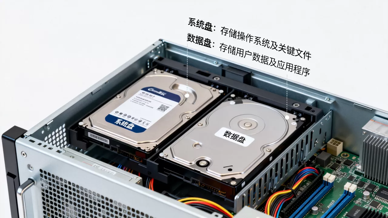 云服务器系统盘和数据盘有啥区别?如何区分系统盘和数据盘 云服务器系统盘和数据盘有啥区别?如何区分系统盘和数据盘