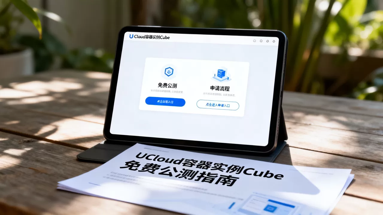 UCloud容器实例Cube免费公测吗？容器实例Cube免费公测怎么申请