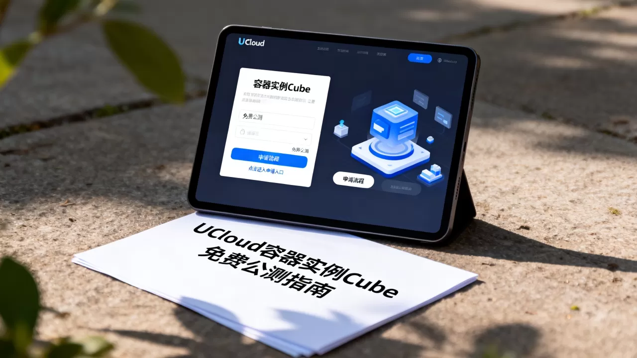 UCloud容器实例Cube免费公测吗？容器实例Cube免费公测怎么申请