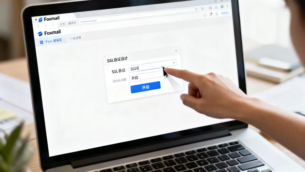 Foxmail怎么开启SSL协议？Foxmail邮箱SSL设置教程