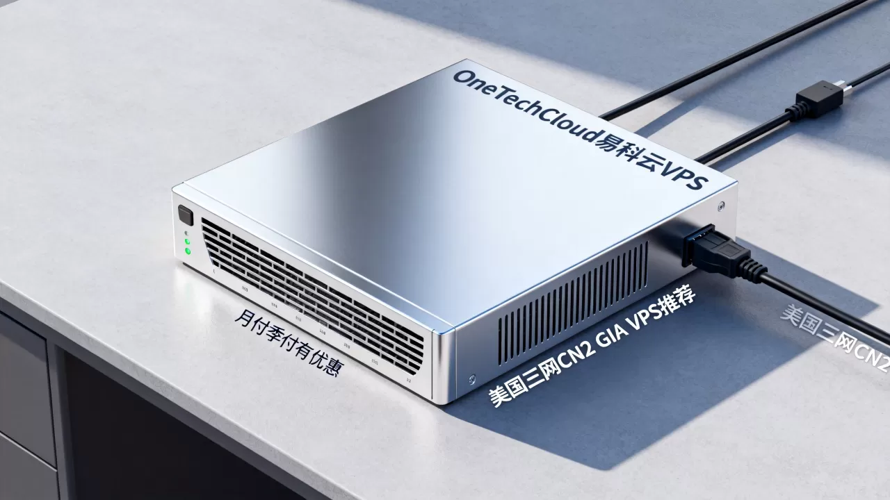 OneTechCloud易科云VPS月付季付有优惠吗？美国三网CN2 GIA VPS推荐