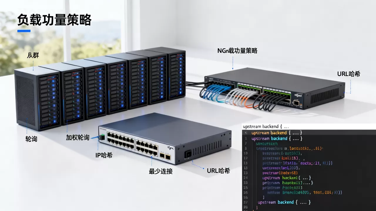 Nginx负载均衡五种策略怎么选？Nginx负载均衡配置方法