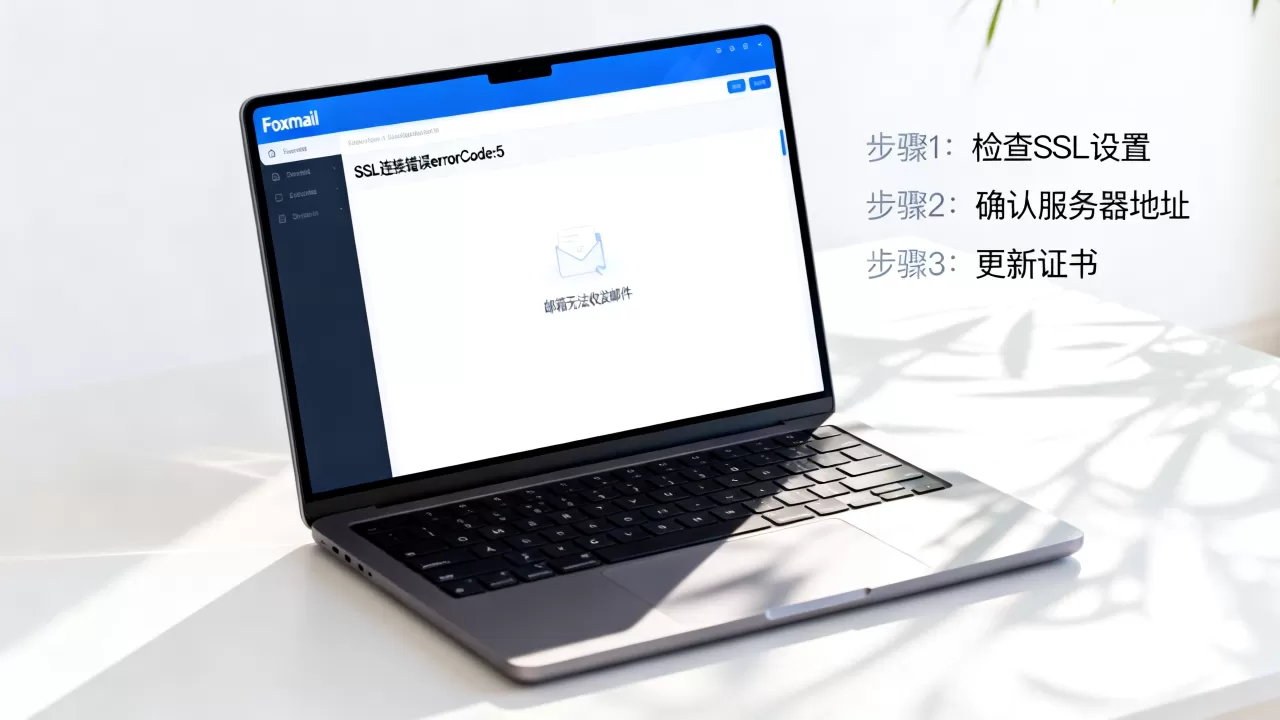 Foxmail提示SSL连接错误errorCode:5怎么解决？Foxmail邮箱无法收发邮件