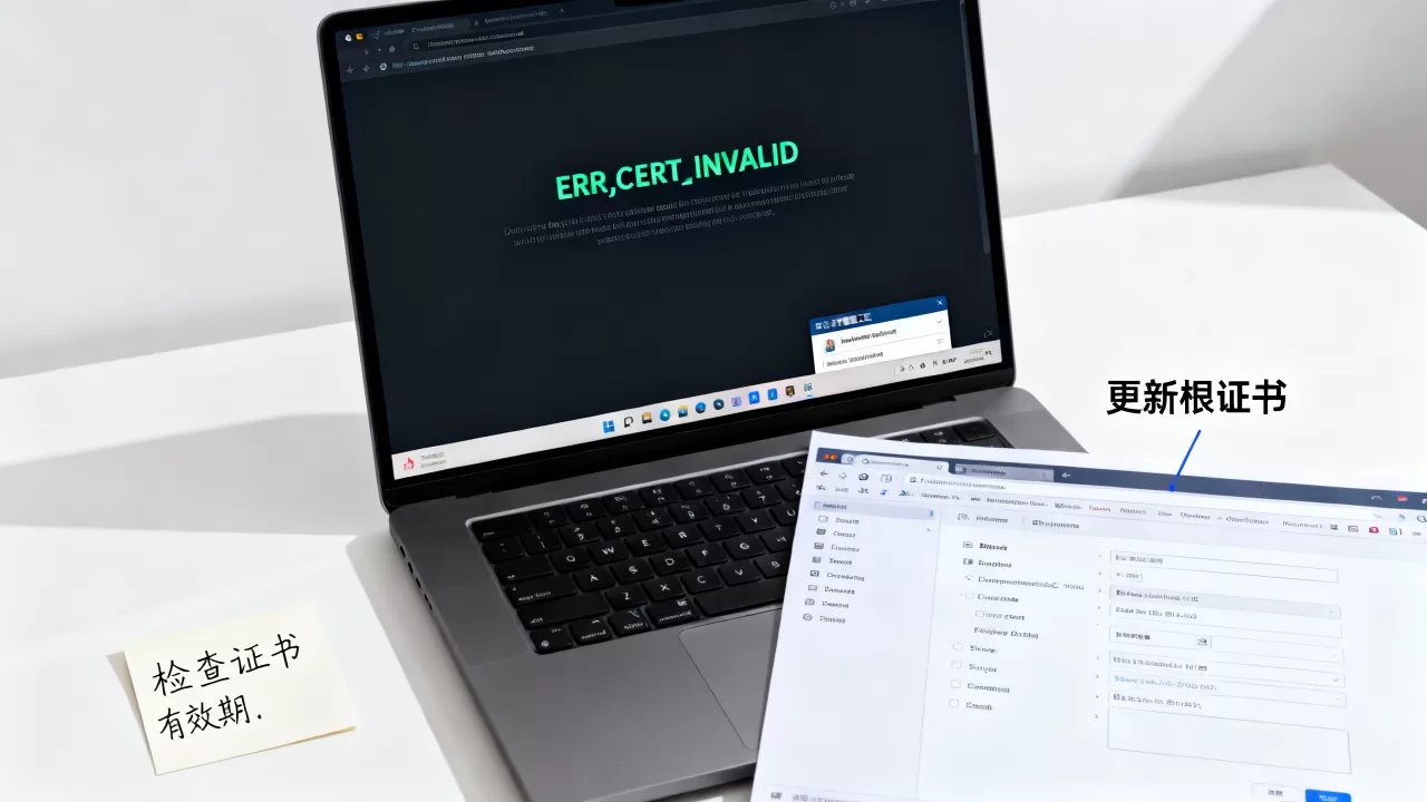 HTTPS访问提示ERR_CERT_INVALID怎么解决？网站证书无效修复方法