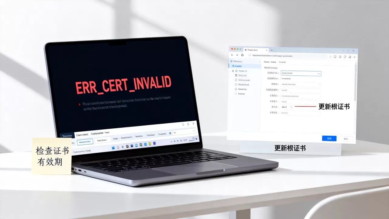 HTTPS访问提示ERR_CERT_INVALID怎么解决？网站证书无效修复方法