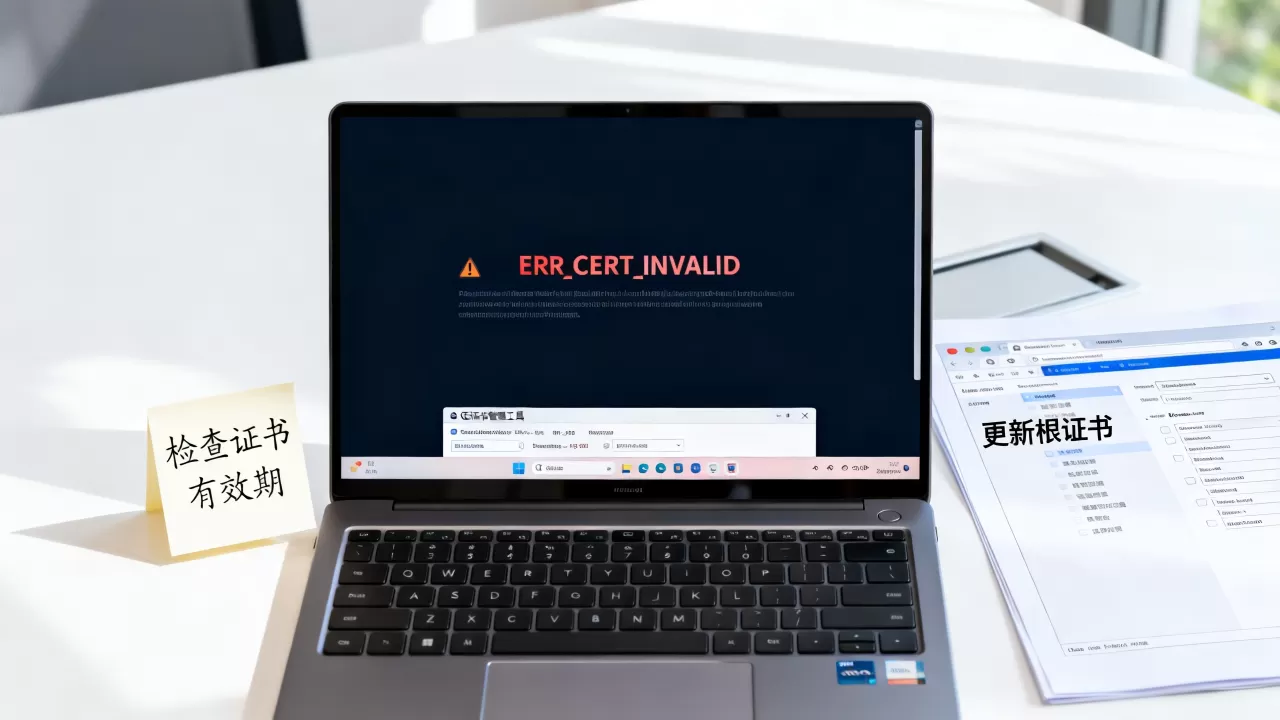 HTTPS访问提示ERR_CERT_INVALID怎么解决？网站证书无效修复方法