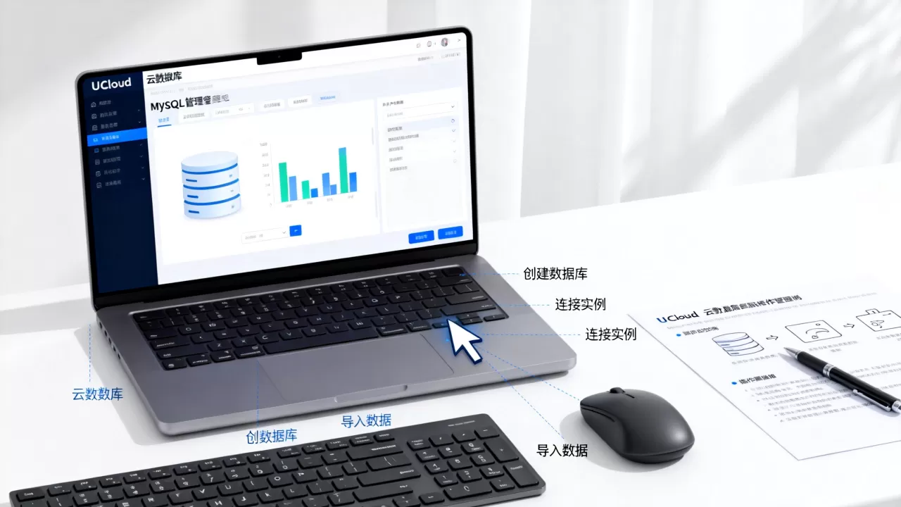 UCloud云数据库MySQL如何快速上手？新手入门操作教程