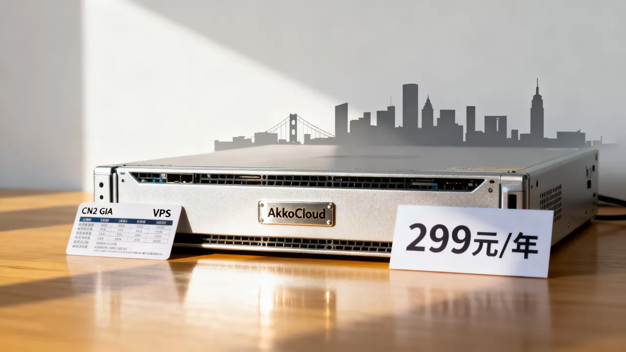 AkkoCloud圣何塞VPS补货是真的吗？299元一年CN2 GIA VPS推荐
