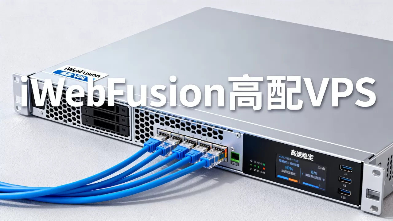 iWebFusion高配美国VPS好用吗，美国VPS推荐性价比高