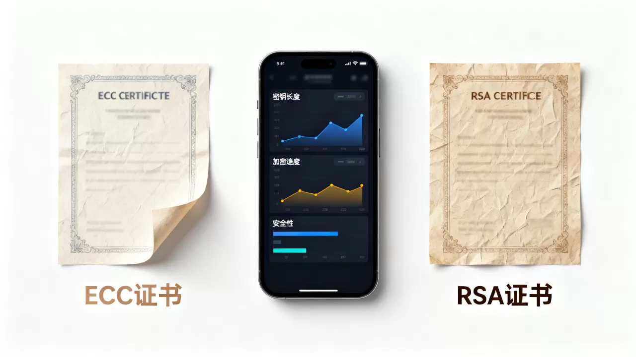 ECC证书和RSA证书哪个好？哪个更安全