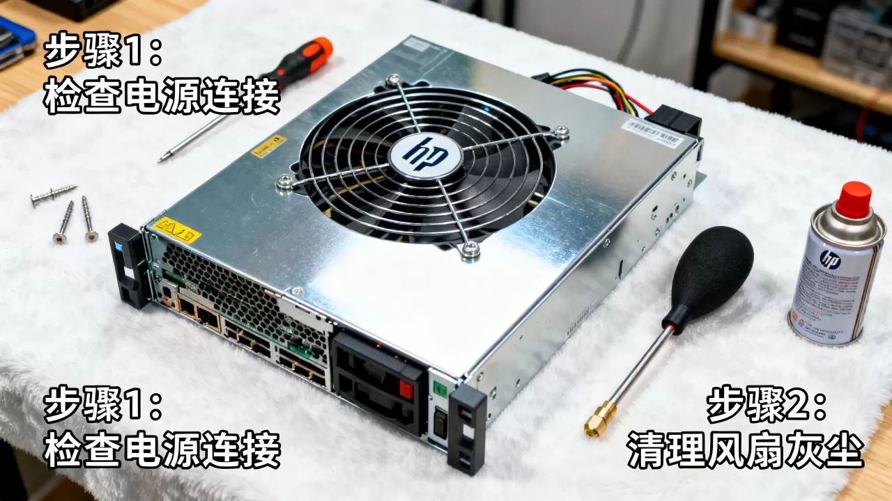 hp服务器电源风扇不转怎么办？服务器风扇故障怎么解决