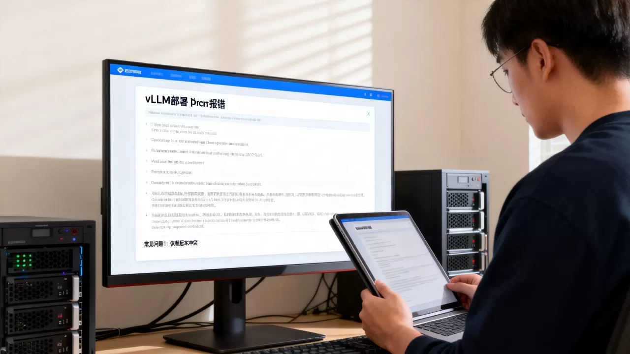 vLLM部署报错怎么解决？vLLM部署常见问题解决方法