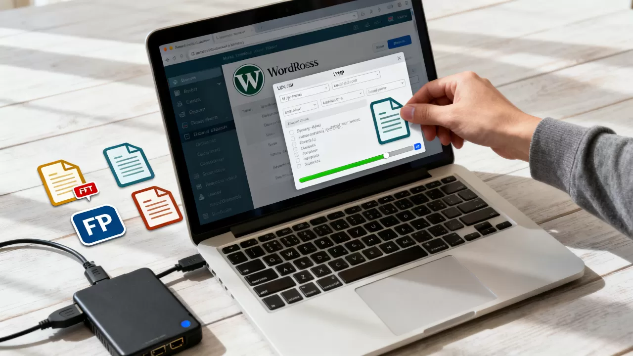 WordPress建站FTP怎么用？WordPress建站FTP上传文件教程