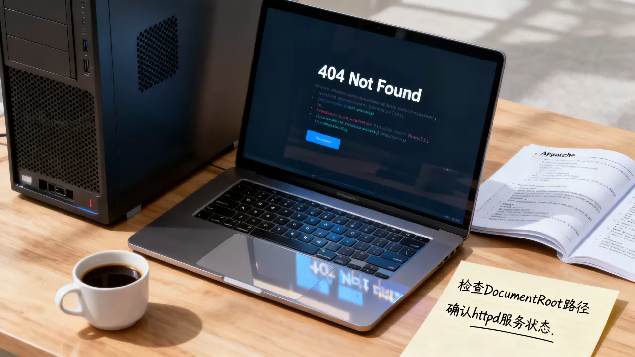 Apache配置出错找不到页面如何解决