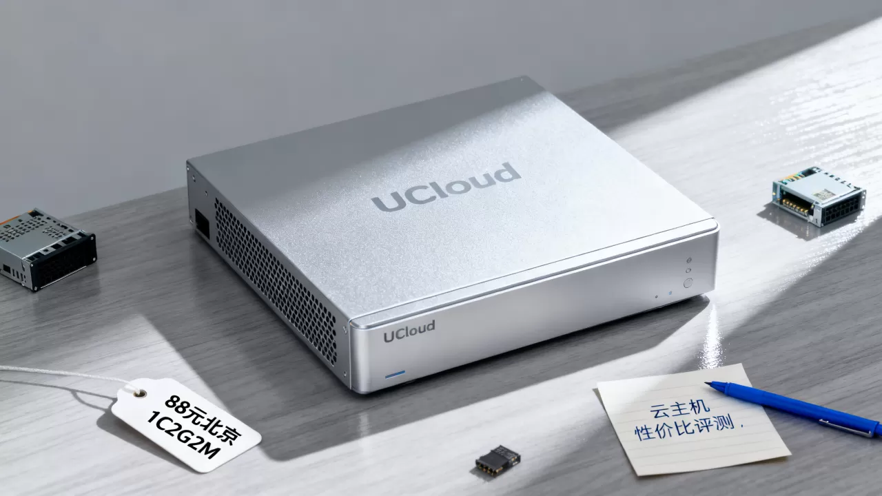 88元UCloud北京1C2G2M云主机值得买吗？云主机性价比评测