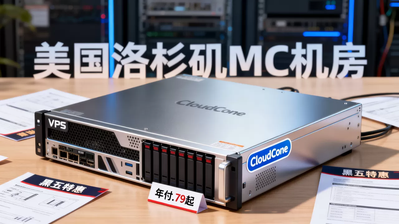 CloudCone黑五VPS年付.79起值得买吗，美国洛杉矶MC机房便宜VPS推荐