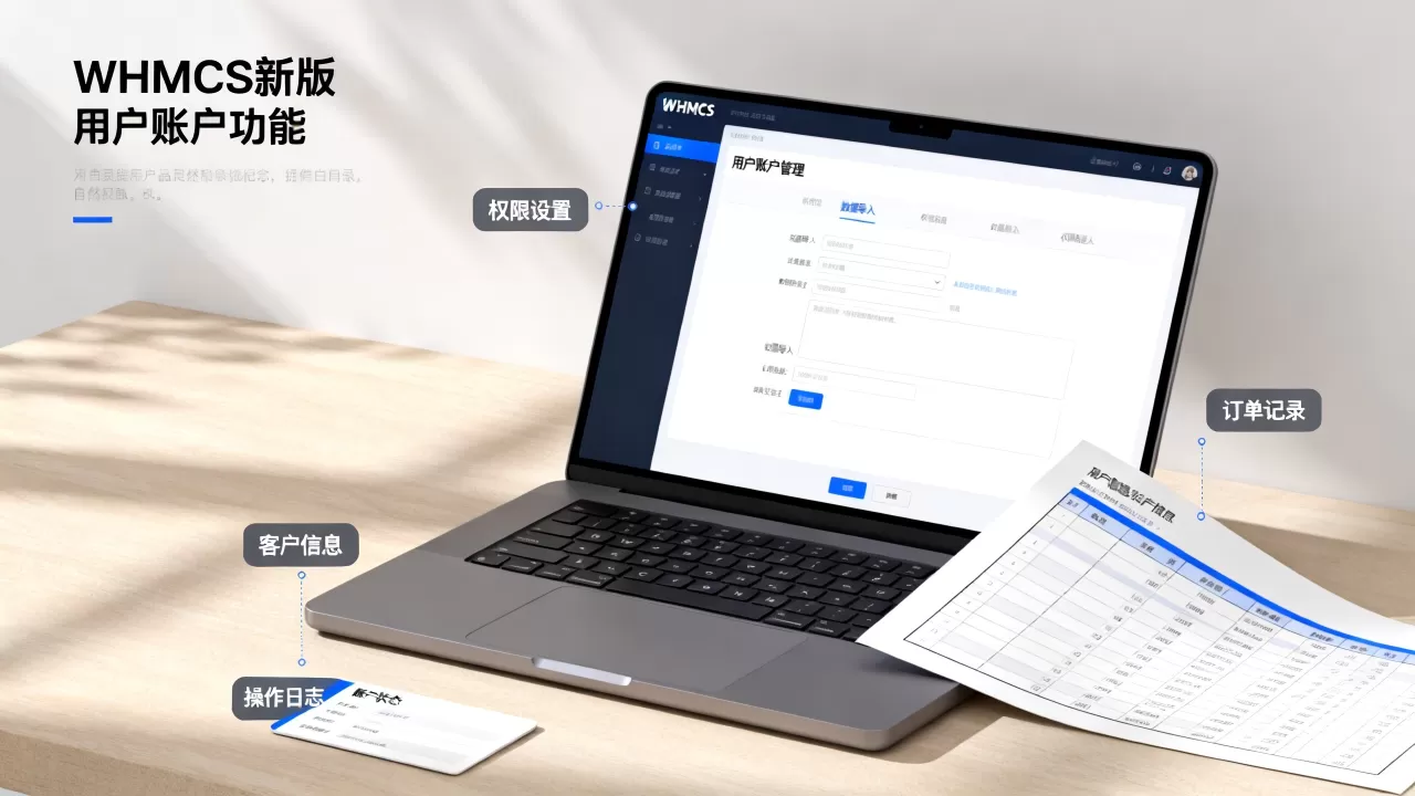 WHMCS新版用户账户功能怎么用？如何高效管理用户数据