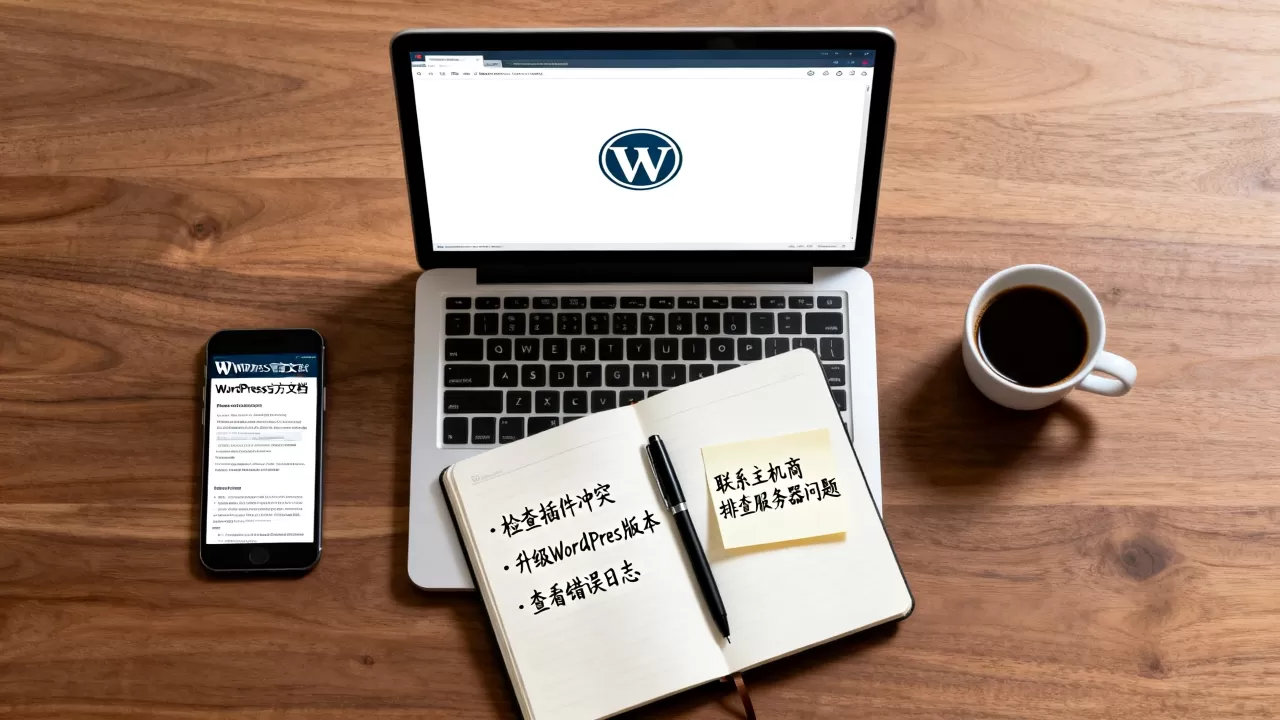 WordPress网站白屏怎么解决？WordPress白屏原因及修复方法