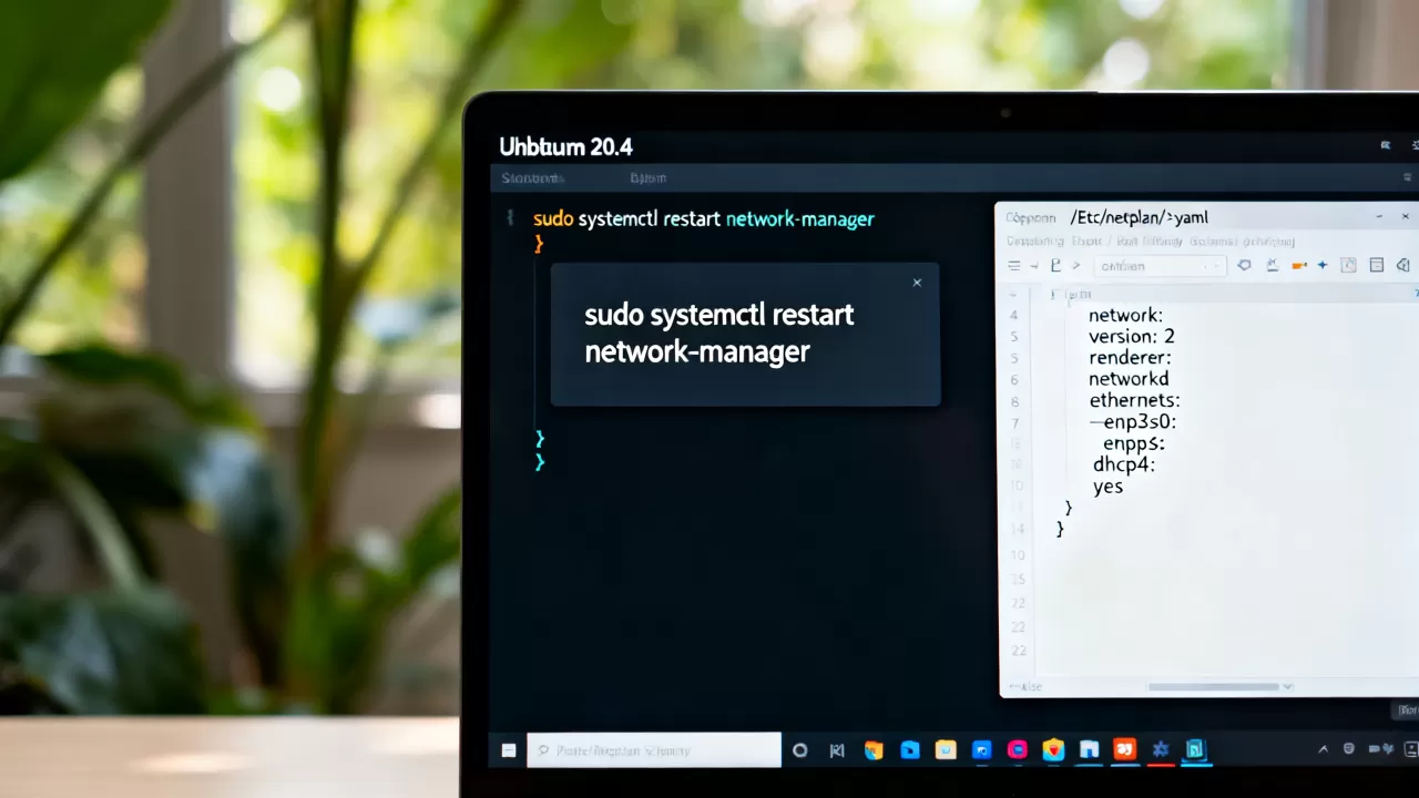 Ubuntu 20.04重启网络服务失败怎么办？如何永久生效
