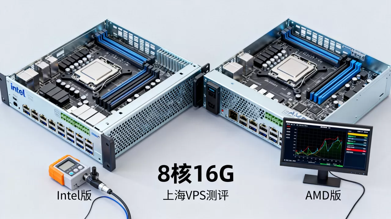 快杰云主机Intel和AMD版哪个好？8核16G上海VPS测评对比