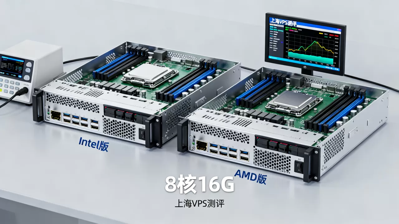 快杰云主机Intel和AMD版哪个好？8核16G上海VPS测评对比