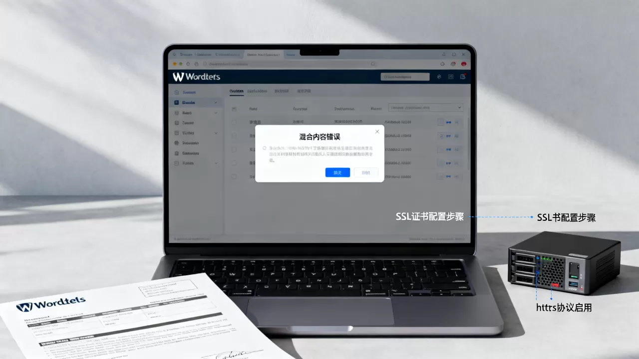 WordPress网站出现混合内容错误怎么修复?网站https证书配置方法 WordPress网站出现混合内容错误怎么修复?网站https证书配置方法