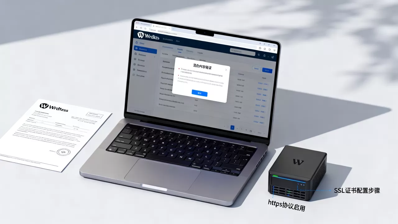 WordPress网站出现混合内容错误怎么修复?网站https证书配置方法 WordPress网站出现混合内容错误怎么修复?网站https证书配置方法