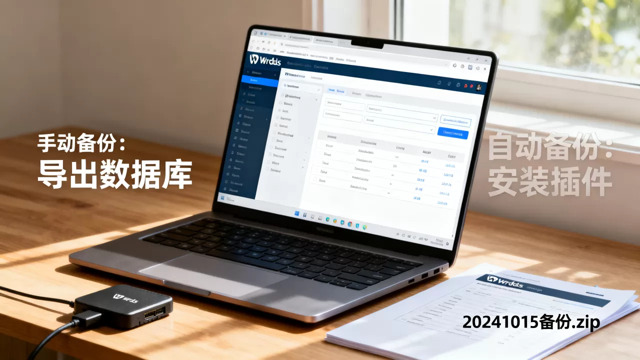 WordPress网站怎么备份?手动备份和自动备份方法 WordPress网站怎么备份?手动备份和自动备份方法