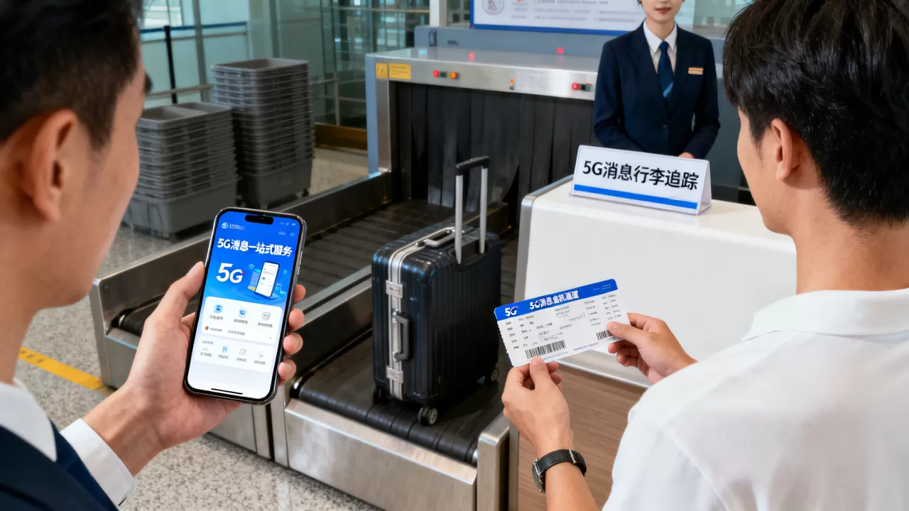 共推5G消息一站式航空出行服务如何实现？5G消息在航空领域的应用