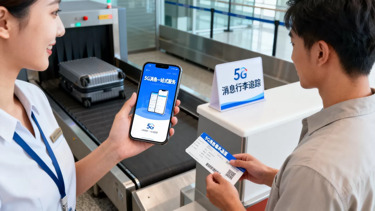 共推5G消息一站式航空出行服务如何实现？5G消息在航空领域的应用